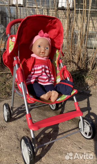 Коляска детская + пупс