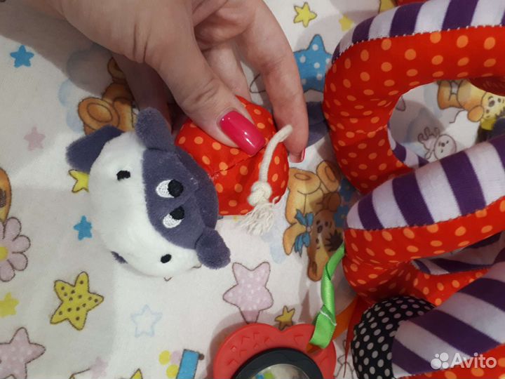 Мягкая спираль на кроватку, коляску