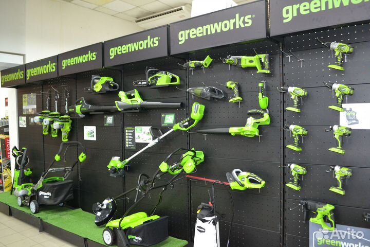 Снеголопата Greenworks 60V АКБ 5Ач зу