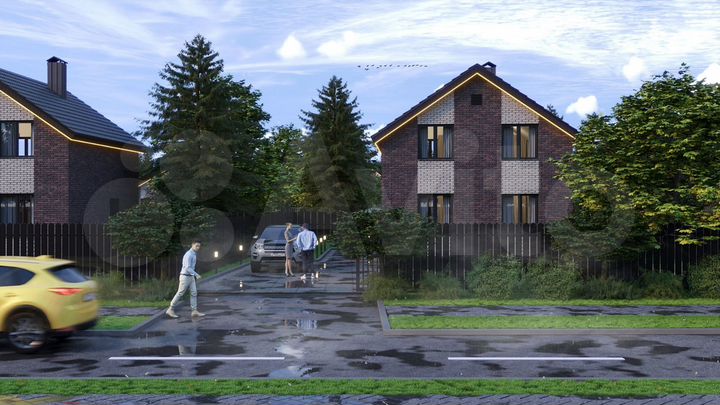 Коттедж 110 м² на участке 6 сот.