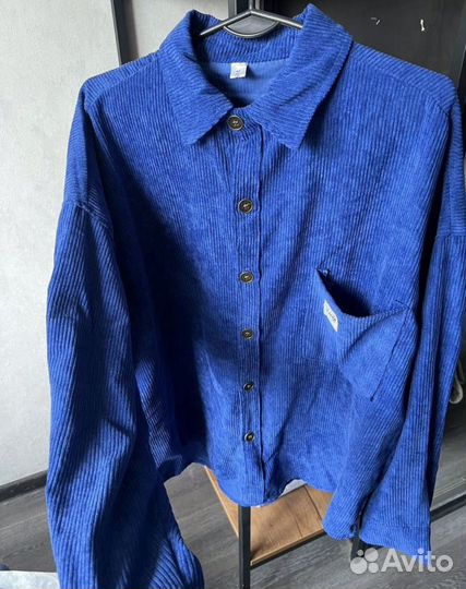 Рубашка унисекс вельветовая