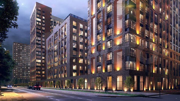 1-к. квартира, 40,3 м², 21/21 эт.