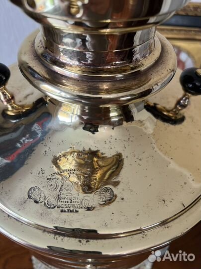 Самовар банка медальная Бр.Шемариных в Туле на 9л