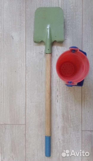 Винтажная лопатка и ведерко СССР 70 е гг