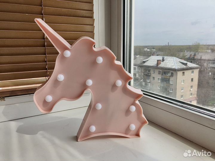 Ночник в форме единорога