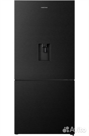 Холодильник черное стекло