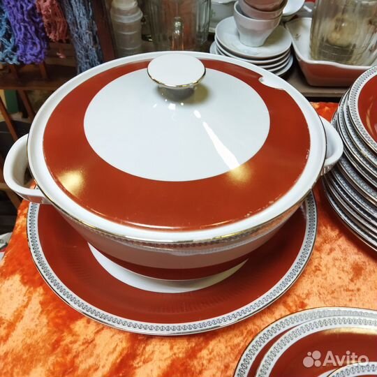 Столовый Сервиз ГДР Кольдиц.Koldiz 59 предметов