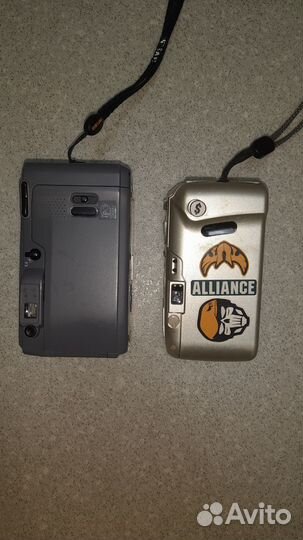 Пленочный фотоаппарат мыльница Olympus, samsung