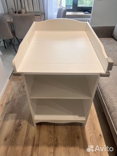 Пеленальный столик икеа смогёра, белый