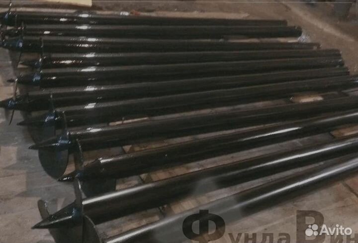 Установка Винтовых сваи