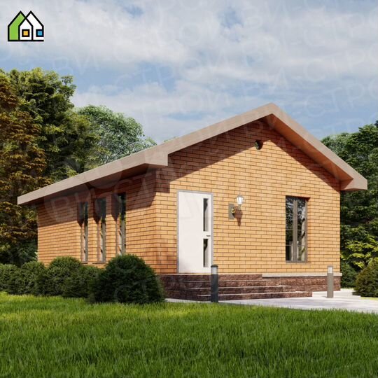 Дом 54,9 м² на участке 6 сот.