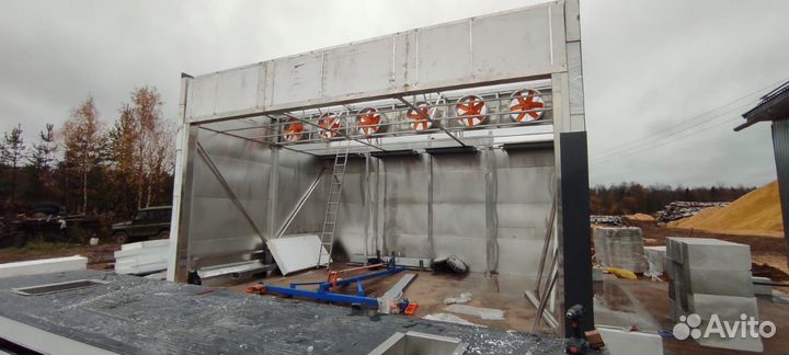 Сушильная камера древесины - 30 куб.м загрузки