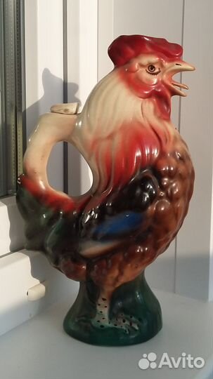 Кувшин. графин Петух. ссср. Винтаж.Кировский завод