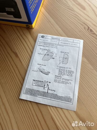 Белый новый поворотник Hella W124 Mercedes