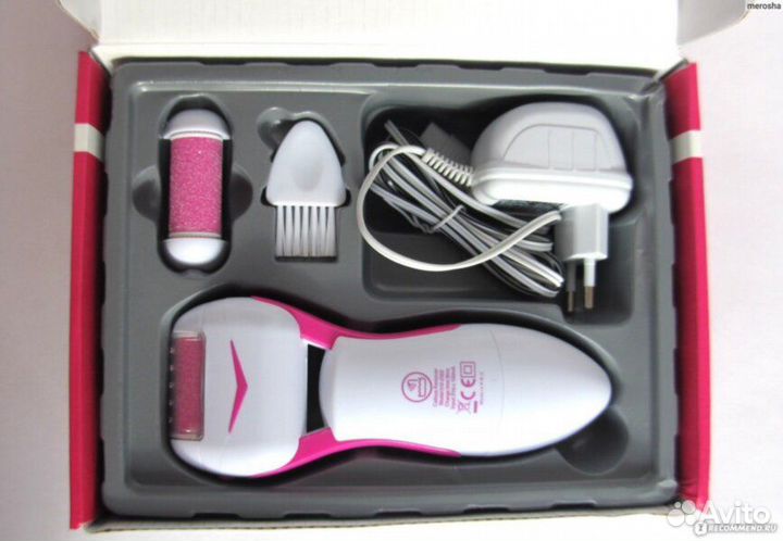 Пилка для пяток Kemei KM-2502 + сменный ролик