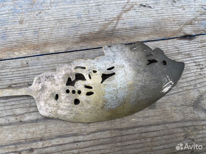 Лопатка для торта бронзовая винтаж редкость