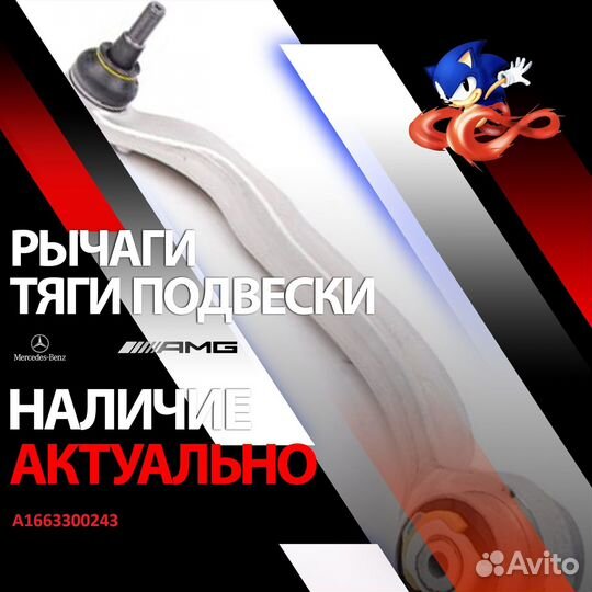 A1663300243 Сайлентблок переднего нижн рычага MB