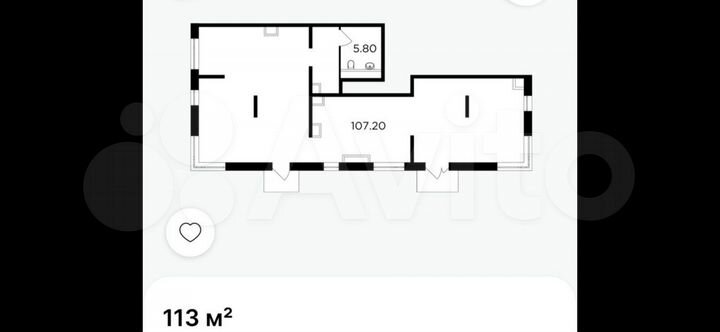 Свободного назначения, 113 м²