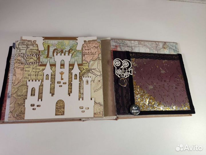 Альбом ручной работы скрапбукинг Uncharted