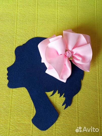 Бант на резинке/заколке для девочки