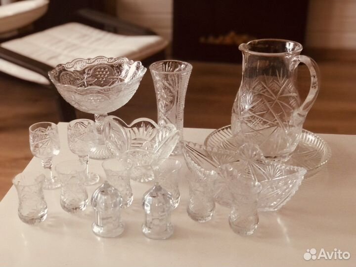 Посуда хрустальная