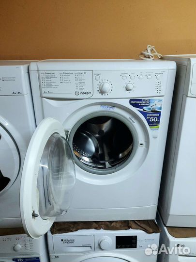 Узкая стиральная машина Индезит 4кг 33см