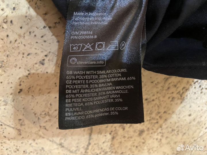 Рубашка hm черная