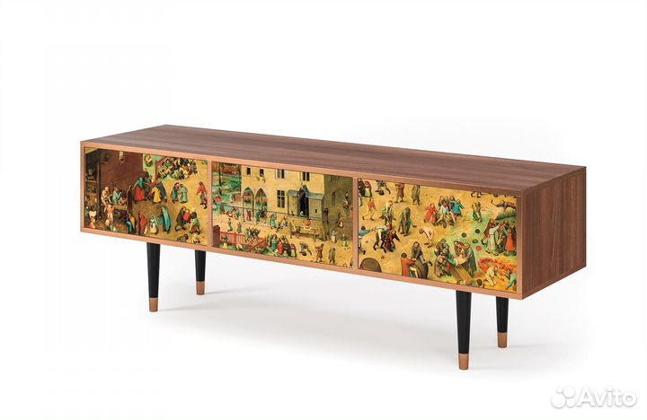 Тв-тумба T4 - Орех - Children's Games