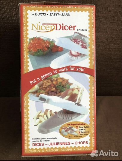 Новая овощерезка Nicer Dicer