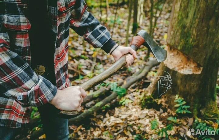 Кованый топор Колун валочный