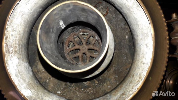 Антикварный угольный самовар, 