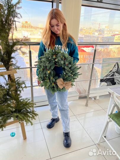 Мастер-класс по созданию новогоднего венка