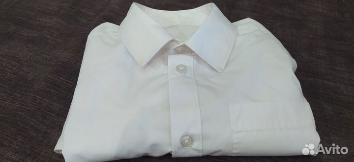 Рубашка белая 11-12