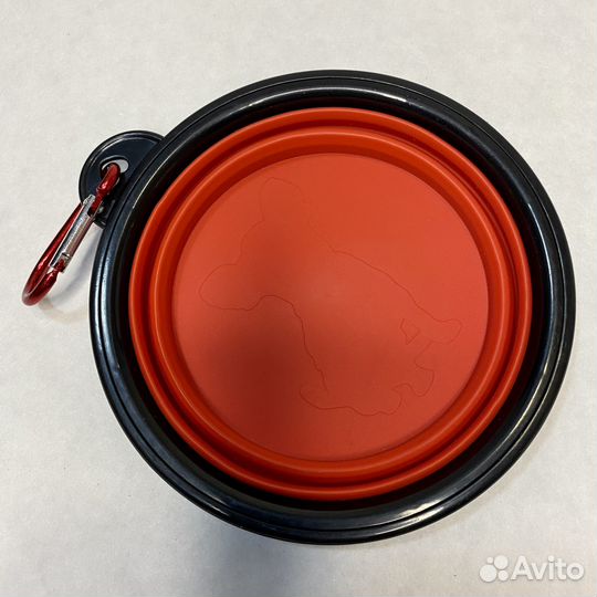 Миска для животных складная силиконовая