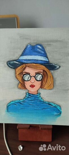 Картина интерьерная. Холст. Акрил