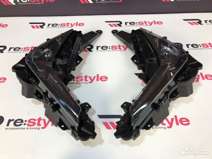 Туманки Lexus LX570 с16г Black Vision Черные