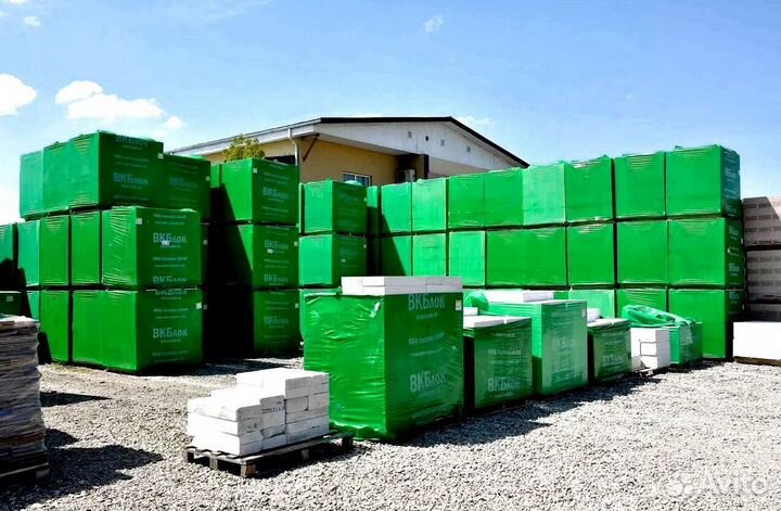 Газоблок вкблок D600 200x250x625