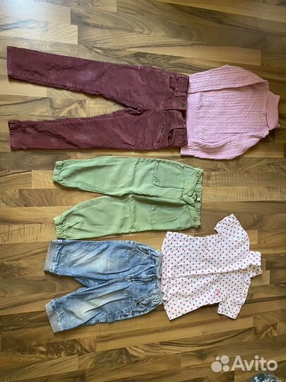 Вещи пакетом на девочку 110-116