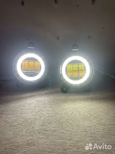 Led птф на ГАЗЕЛЬ-приора-Шевроле Нива 4 режима