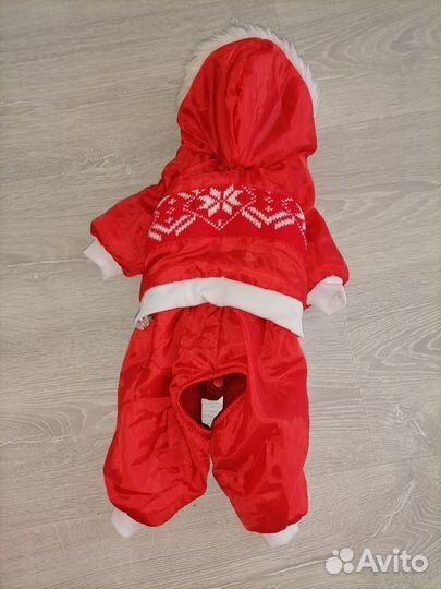 Одежда для собак мелких пород комбинезон зимний