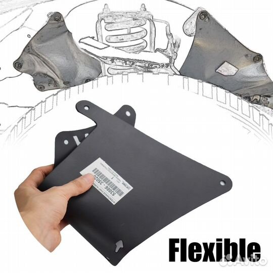 Брызговики на Toyota Prado 120,150(новые)