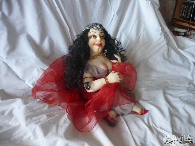 Авторская кукла работы Галины Волковой