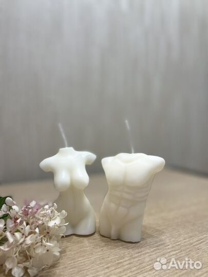 Свечи торс мужчины и женщины