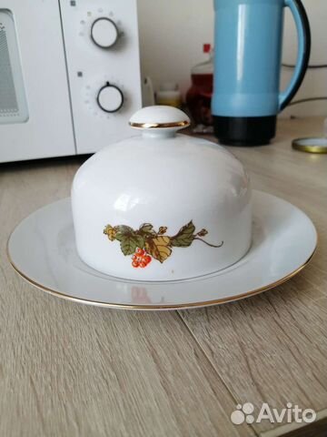 Масленка из сервиза Смородина jlmenau гдр
