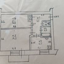 2-к. квартира, 40,2 м², 2/3 эт.