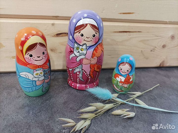 Матрешка (ручная роспись)