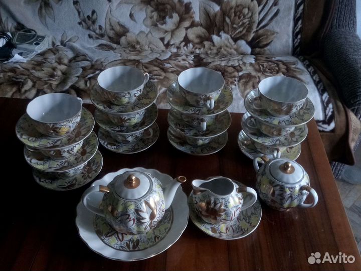 Сервиз чайный 12 песон Советский саюз