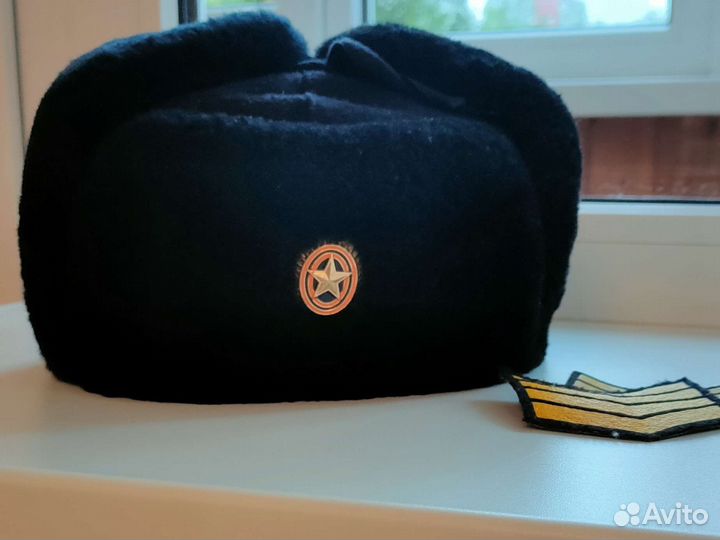 Ушанка 54; 2 курсовки для кадета