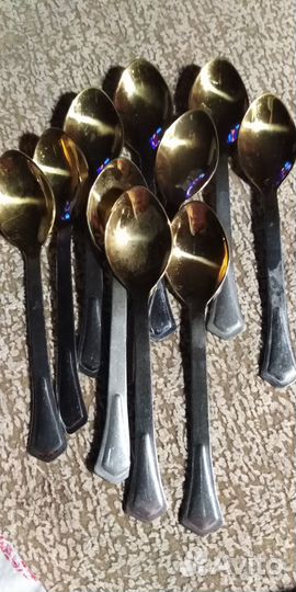 Ложки чайные позолоченные СССР