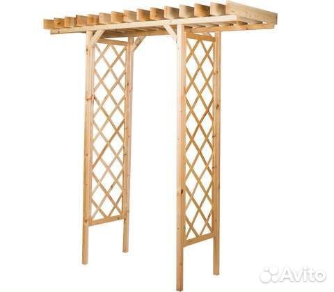 Пергола деревянная, арка садовая